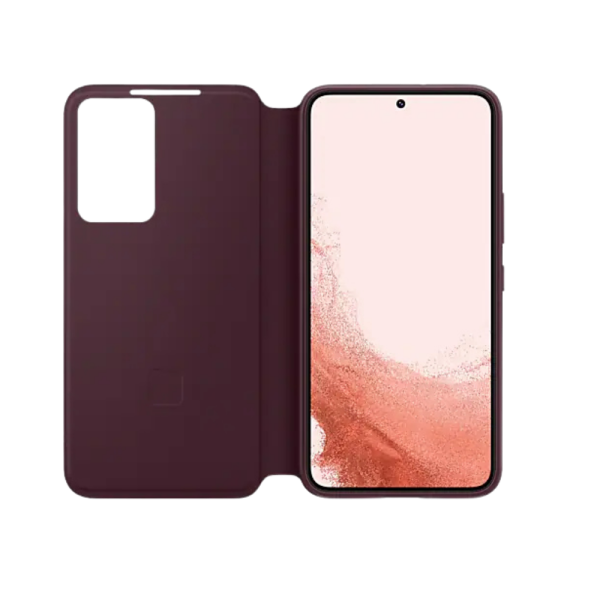 CLEAR VIEW COVER S22  PURPLE - Imagen 4