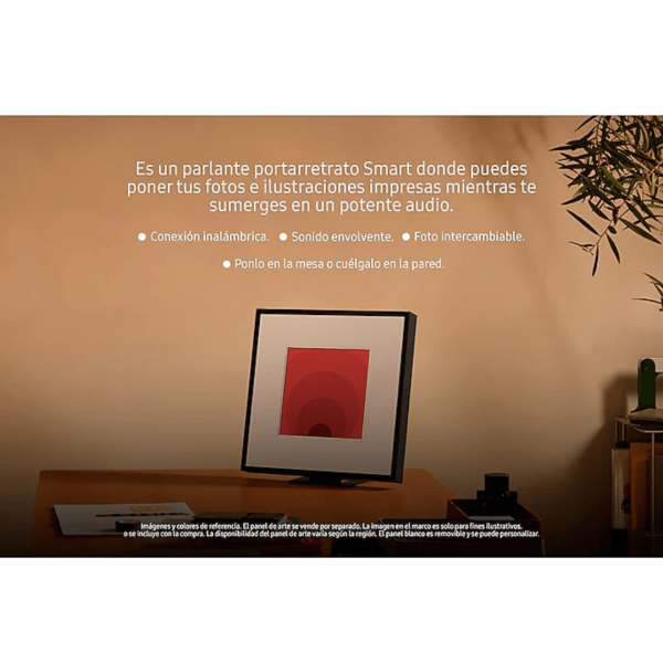 Parlante Porta Retrato Smart The Music Frame + Marco Blanco - Imagen 7