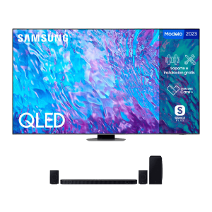 Smart tv samsung qled 98 pulgadas con barra de sonido