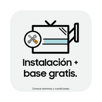 televisores samsung con instlación gratuita y base de pared, en colombia