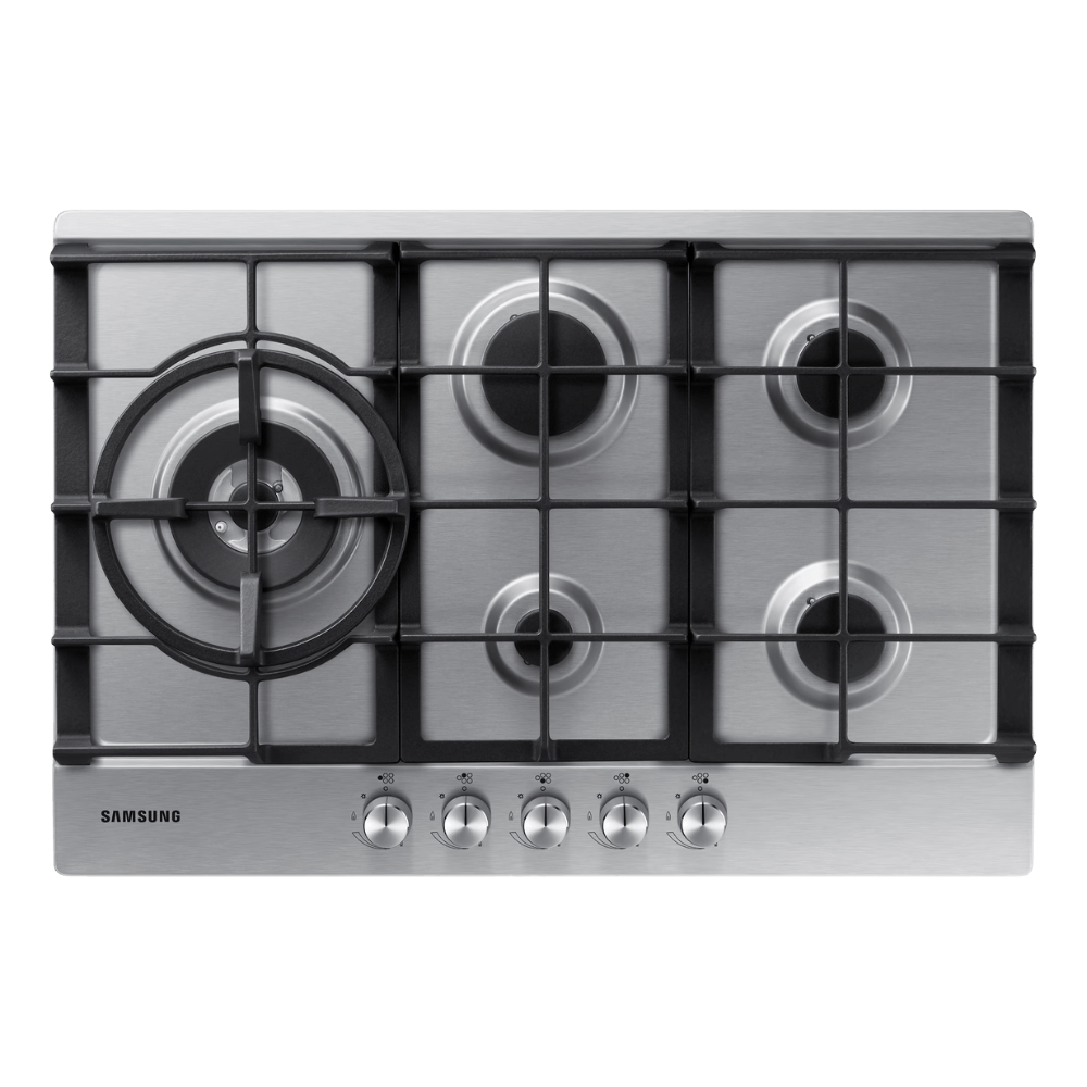 Estufa de empotrar a gas 5 puestos en acero inoxidable - Imagen 7