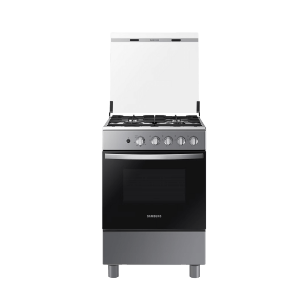 ESTUFA A GAS 4 PUESTOS CON HORNO DE 70L GRIS - Imagen 2