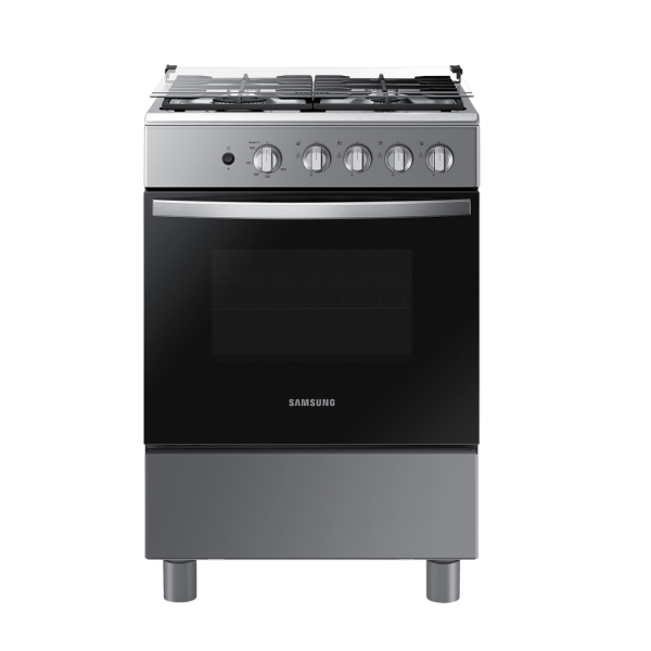 ESTUFA A GAS 4 PUESTOS CON HORNO DE 70L GRIS