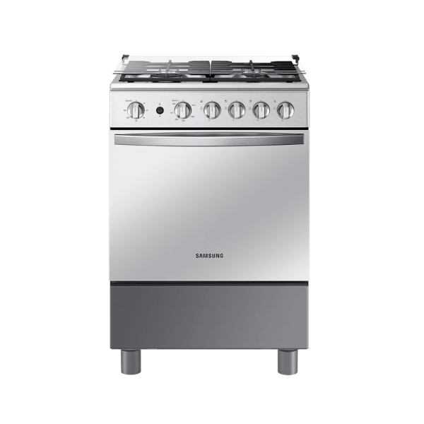 ESTUFA A GAS 4 PUESTOS CON HORNO Y TOSTADOR GRIS