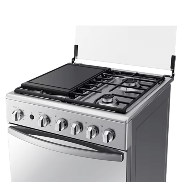 ESTUFA A GAS 4 PUESTOS CON HORNO Y TOSTADOR GRIS - Imagen 9