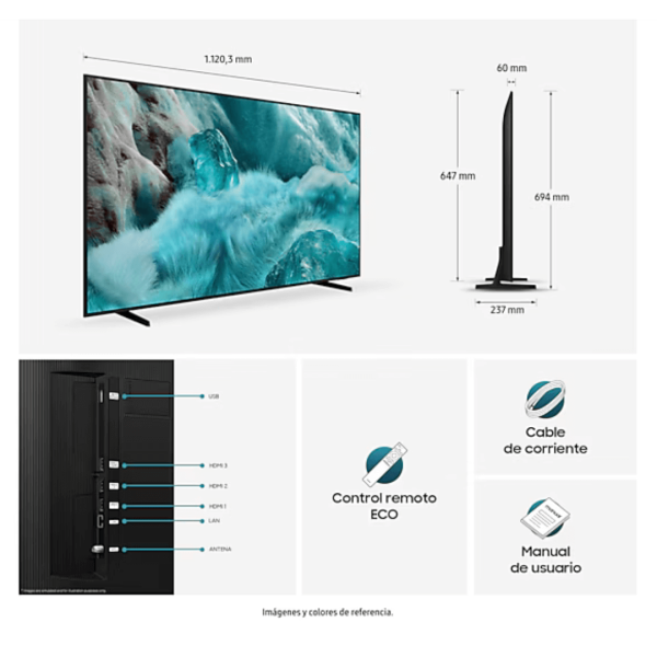 Televisor Smart 50” QLED 4K Q7F (2025) - Imagen 8