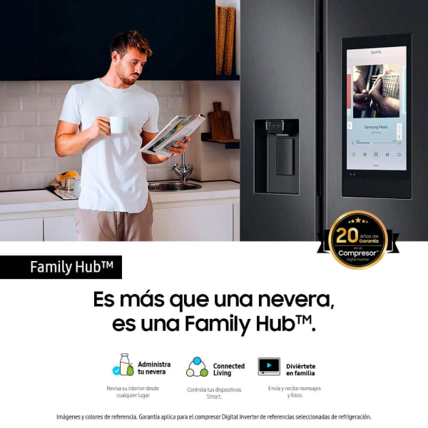 Nevecon Side by Side Family Hub 758 L - Imagen 9