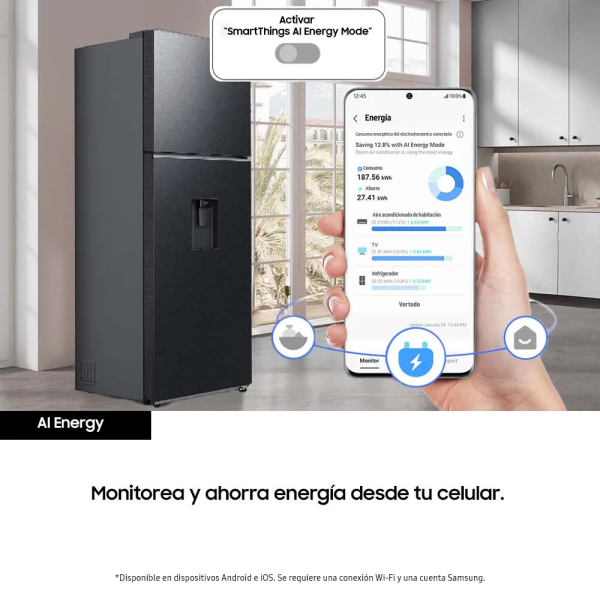 Nevera Congelador Superior 301L - Imagen 3