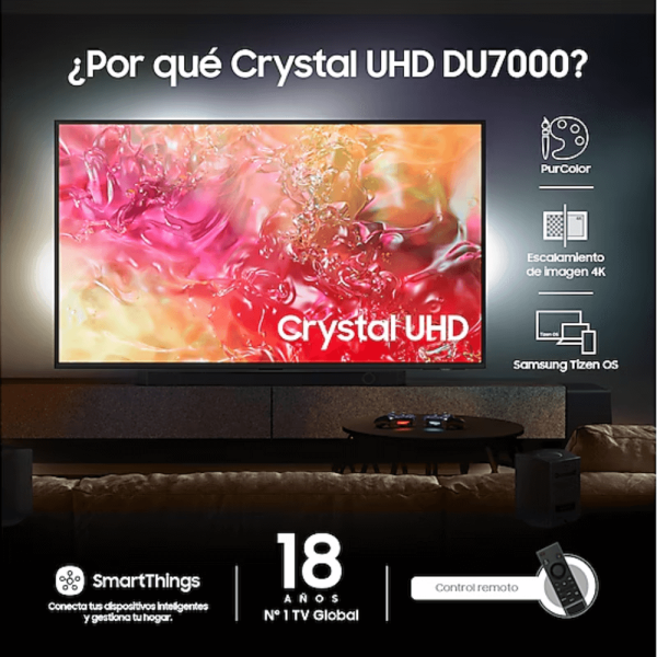 Smart Tv Samsung Crystal 75" (2024) - Imagen 3