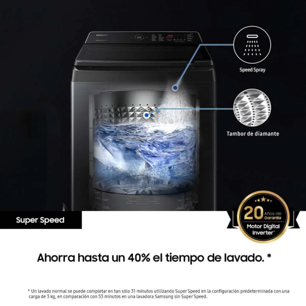 Lavadora Carga Superior 19 Kg