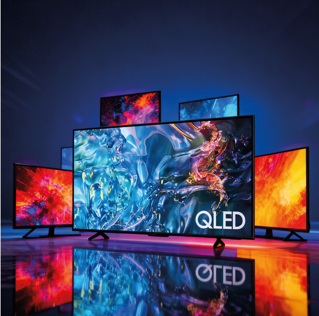 Samsung QLED — colores vibrantes con tecnología de puntos cuánticos